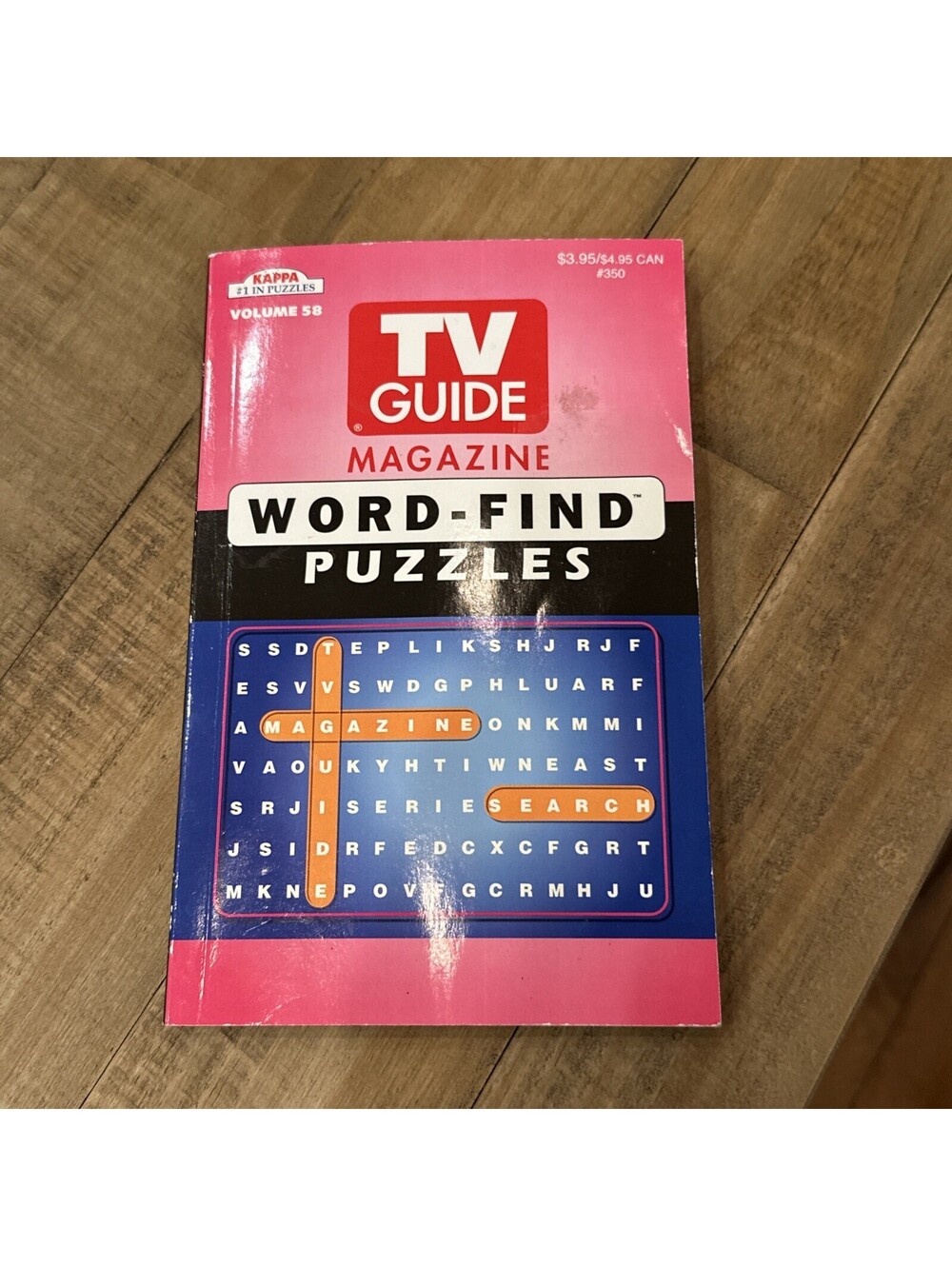 TV Guide Magazine Word-Find Puzzle Book Volume 58 #350